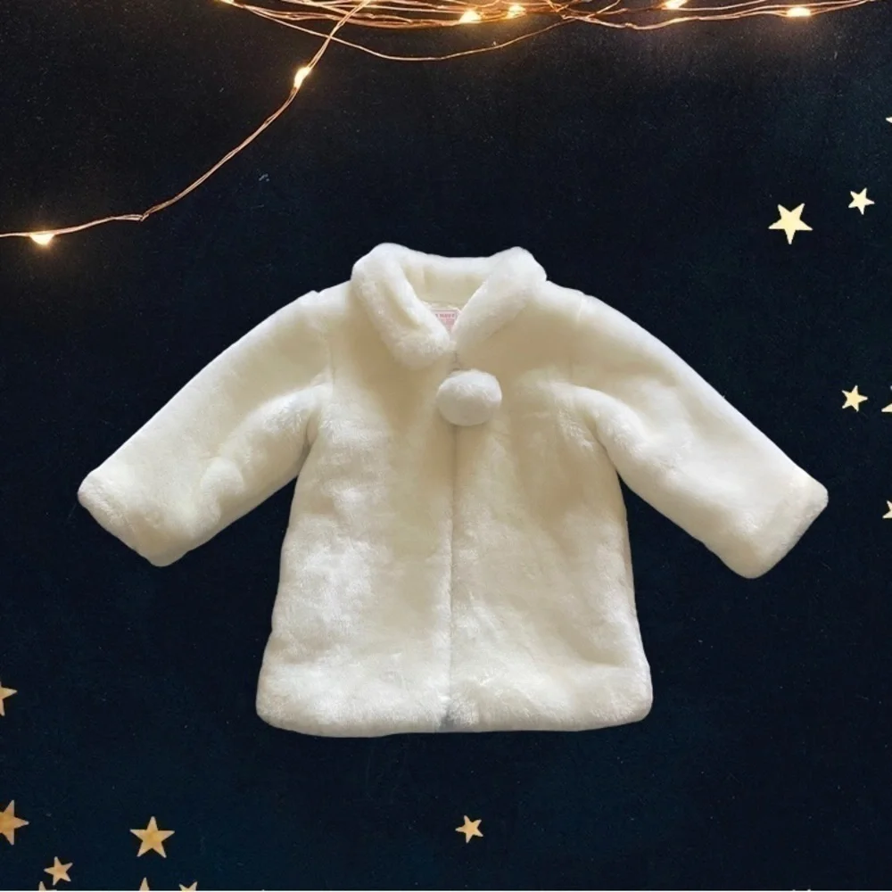 NWOT-OLD NAVY-GIRLS PLUSH COAT